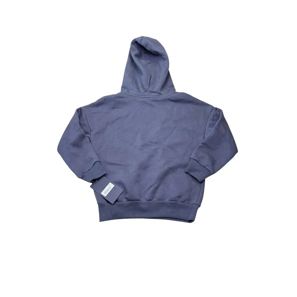 Converse Boys Gray Pullover Hoodie Sweatshirt Logo Pocket Size 6 NWT Youth